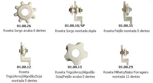 Rosetas - Engranajes: Semeato - Tatu
